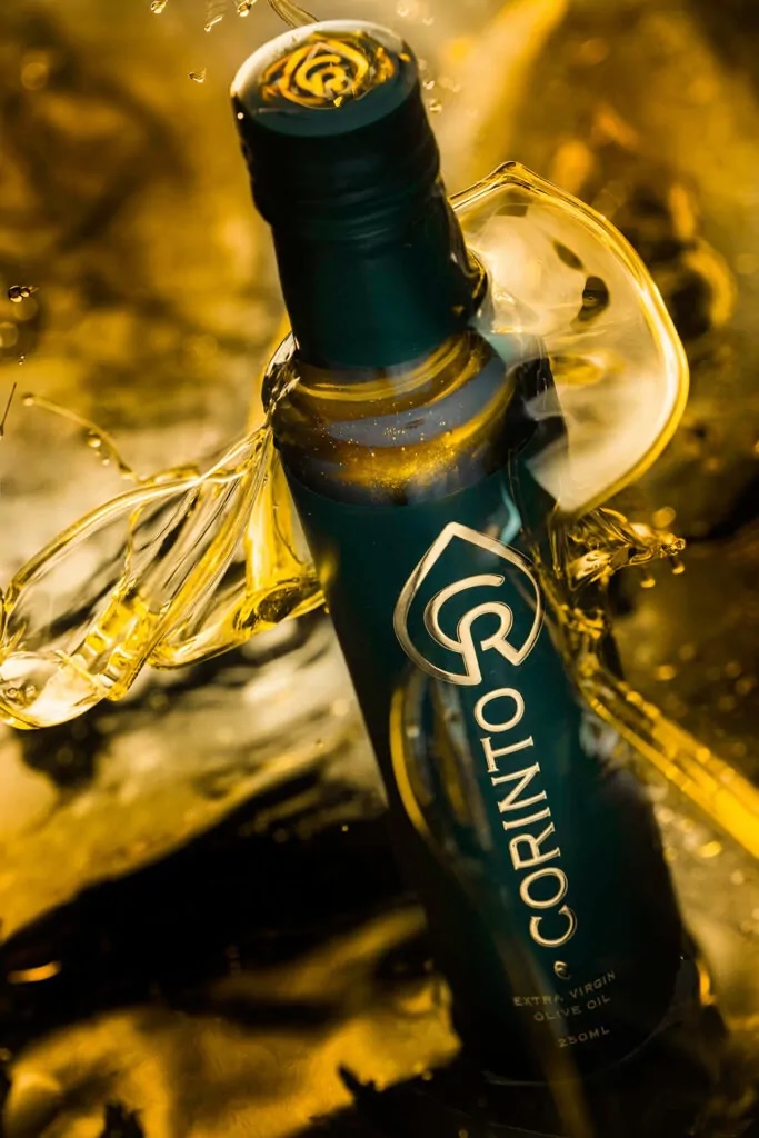 CORINTO Peloponés Extra panenský olivový olej (MANAKI) 0,3 500 ml 3 – sklo